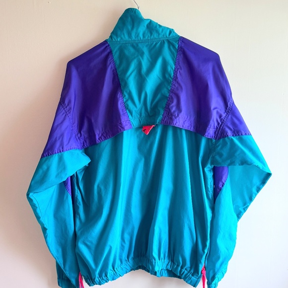 Columbia Pullover Windbreaker Neon Shell - Picture 3 of 6